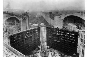 Panama Canal construction site